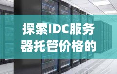 探索IDC服务器托管价格的奥秘