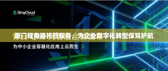 厦门服务器托管服务，为企业数字化转型保驾护航