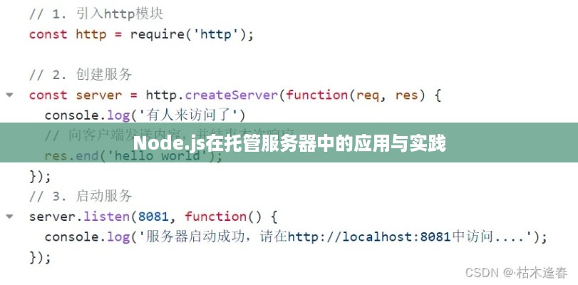 Node.js在托管服务器中的应用与实践