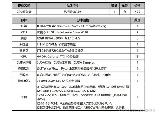 服务器托管报价单，全面解读与明智选择