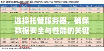 选择托管服务器，确保数据安全与性能的关键