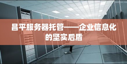 昌平服务器托管——企业信息化的坚实后盾