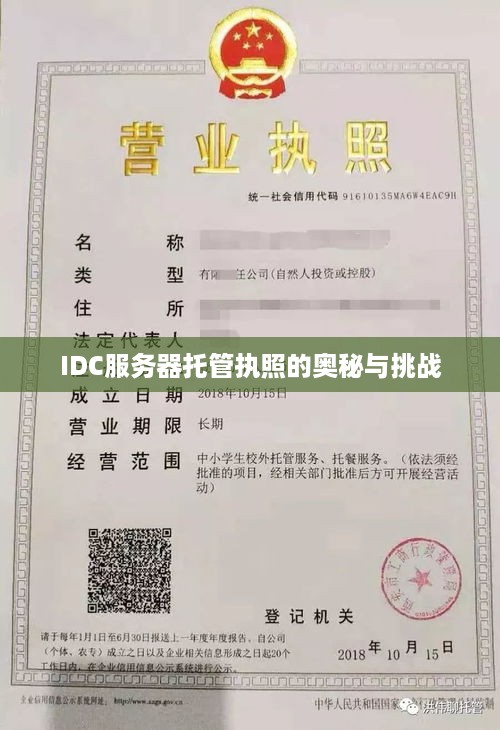 IDC服务器托管执照的奥秘与挑战