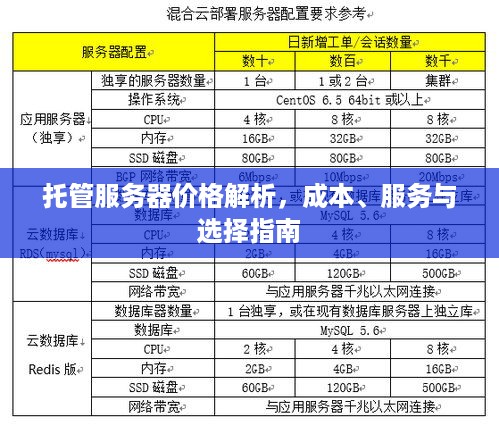 托管服务器价格解析，成本、服务与选择指南