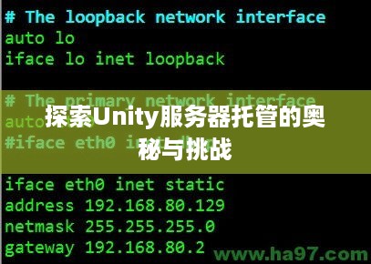 探索Unity服务器托管的奥秘与挑战