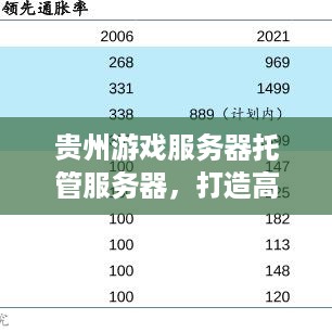 贵州游戏服务器托管服务器，打造高效稳定的游戏环境