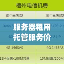 服务器租用托管服务价格解析与策略