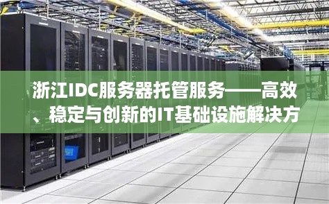 浙江IDC服务器托管服务——高效、稳定与创新的IT基础设施解决方案