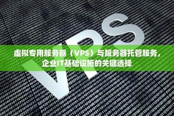 虚拟专用服务器（VPS）与服务器托管服务，企业IT基础设施的关键选择