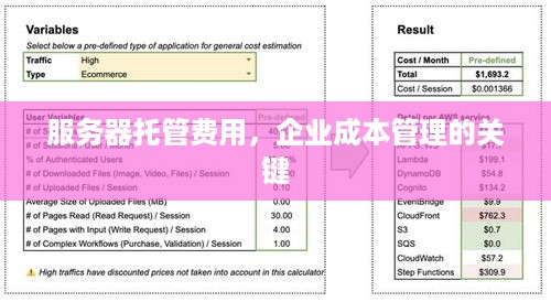 服务器托管费用，企业成本管理的关键