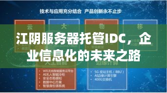 江阴服务器托管IDC，企业信息化的未来之路