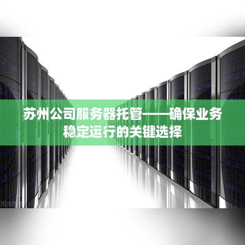 苏州公司服务器托管——确保业务稳定运行的关键选择