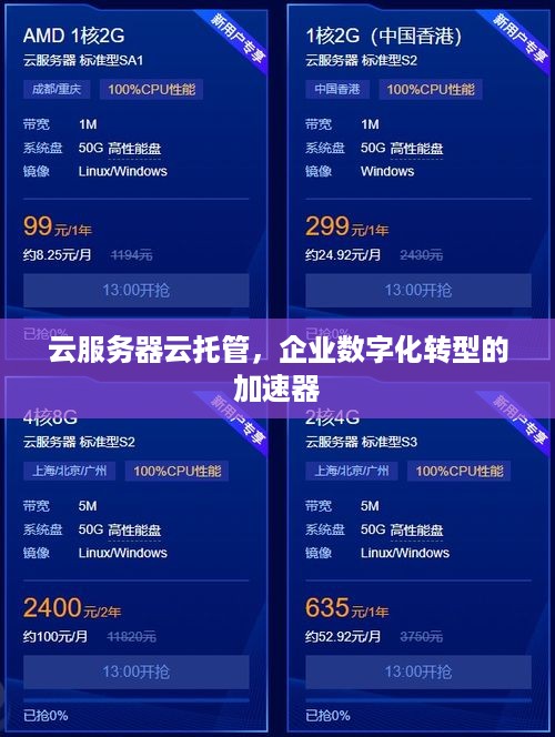 云服务器云托管，企业数字化转型的加速器