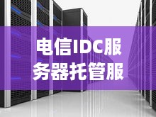 电信IDC服务器托管服务，为企业提供稳定可靠的IT基础设施支持