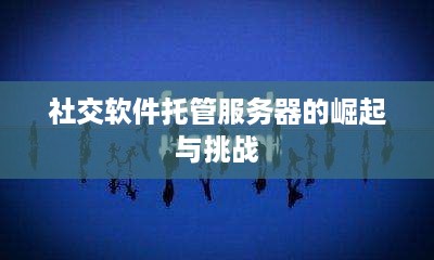 社交软件托管服务器的崛起与挑战