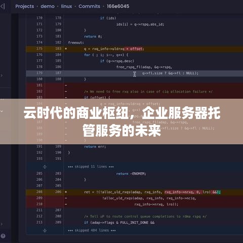 云时代的商业枢纽，企业服务器托管服务的未来