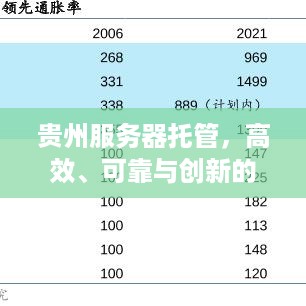 贵州服务器托管，高效、可靠与创新的数据中心解决方案