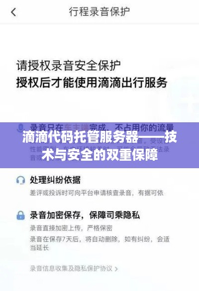 滴滴代码托管服务器——技术与安全的双重保障