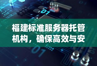 福建标准服务器托管机构，确保高效与安全的双重保障