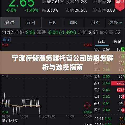宁波存储服务器托管公司的服务解析与选择指南