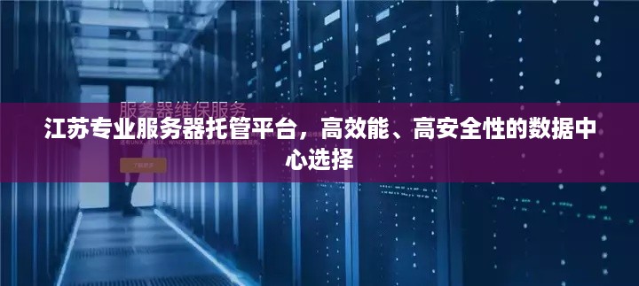 江苏专业服务器托管平台，高效能、高安全性的数据中心选择