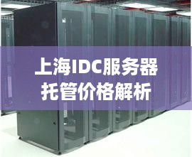 上海IDC服务器托管价格解析