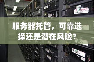 服务器托管，可靠选择还是潜在风险？