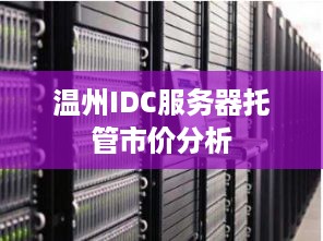 温州IDC服务器托管市价分析