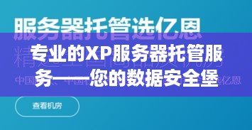 专业的XP服务器托管服务——您的数据安全堡垒