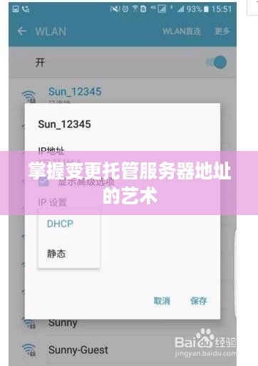 掌握变更托管服务器地址的艺术