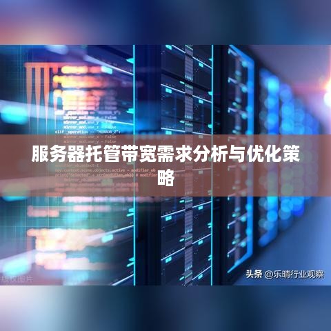 服务器托管带宽需求分析与优化策略