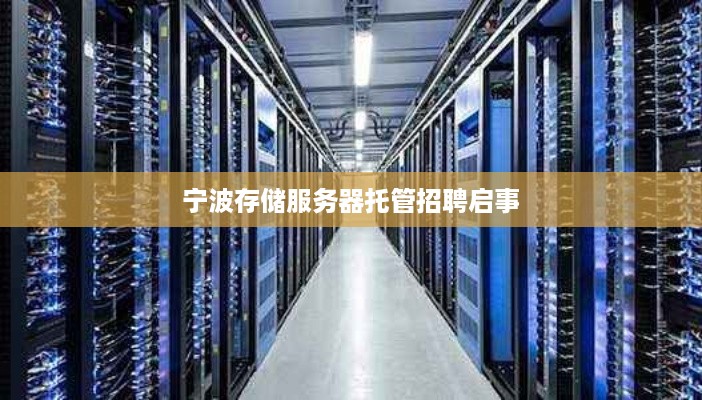 宁波存储服务器托管招聘启事