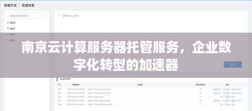 南京云计算服务器托管服务，企业数字化转型的加速器