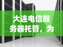 大连电信服务器托管，为企业提供可靠、高效的网络服务解决方案