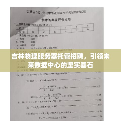 吉林物理服务器托管招聘，引领未来数据中心的坚实基石