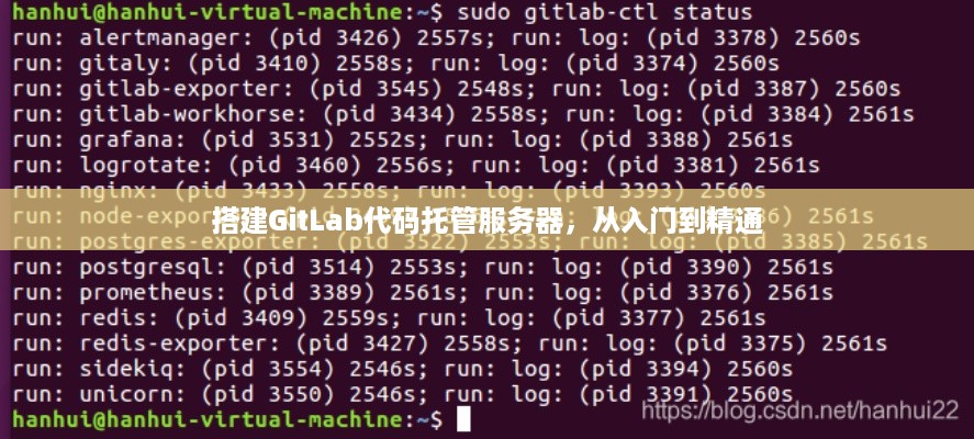 搭建GitLab代码托管服务器，从入门到精通