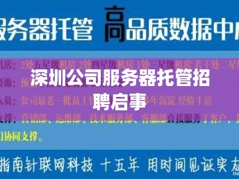 深圳公司服务器托管招聘启事