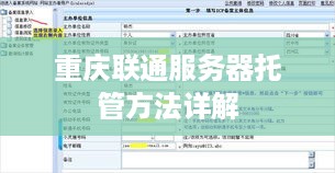 重庆联通服务器托管方法详解