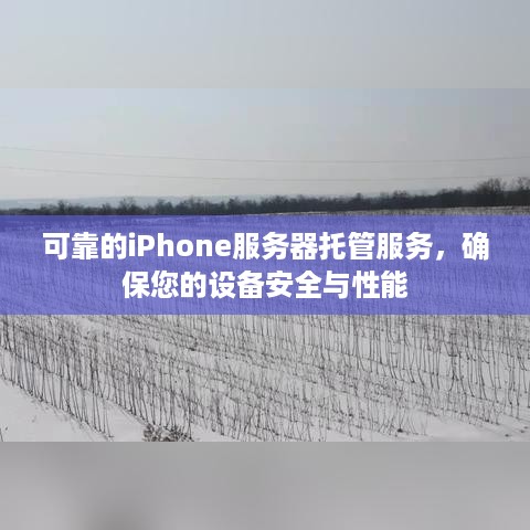 可靠的iPhone服务器托管服务，确保您的设备安全与性能