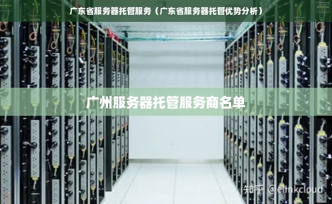 广州服务器托管服务商名单