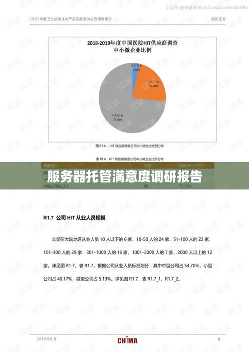 服务器托管满意度调研报告