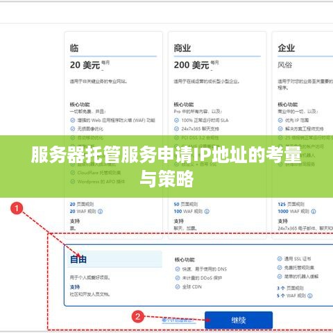 服务器托管服务申请IP地址的考量与策略