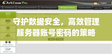 守护数据安全，高效管理服务器账号密码的策略