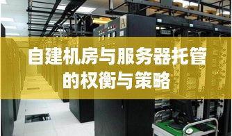 自建机房与服务器托管的权衡与策略