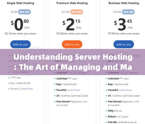 Understanding Server Hosting: The Art of Managing and Maintaining Your Data Center