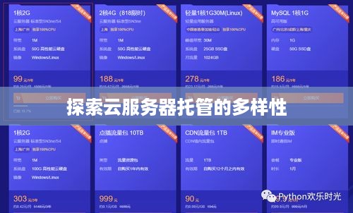 探索云服务器托管的多样性