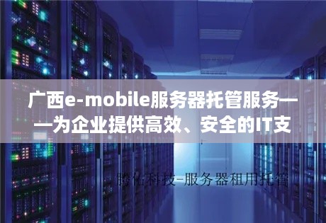 广西e-mobile服务器托管服务——为企业提供高效、安全的IT支持