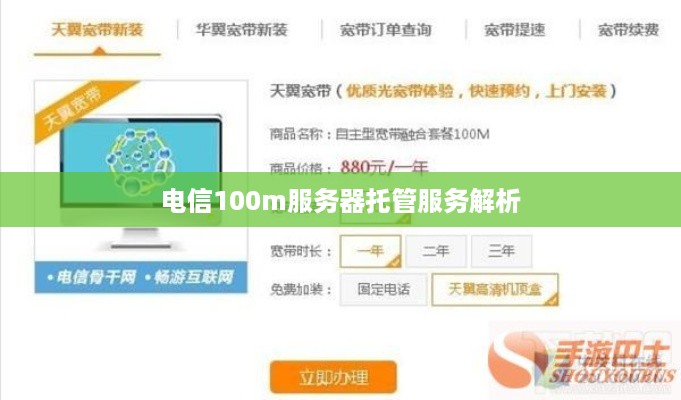 电信100m服务器托管服务解析