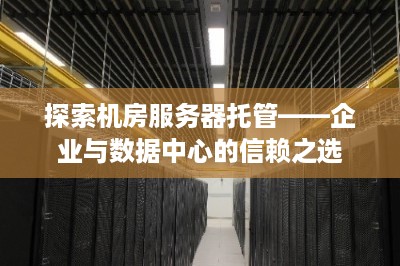 探索机房服务器托管——企业与数据中心的信赖之选