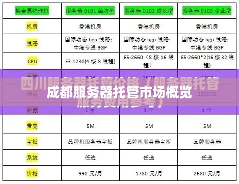 成都服务器托管市场概览